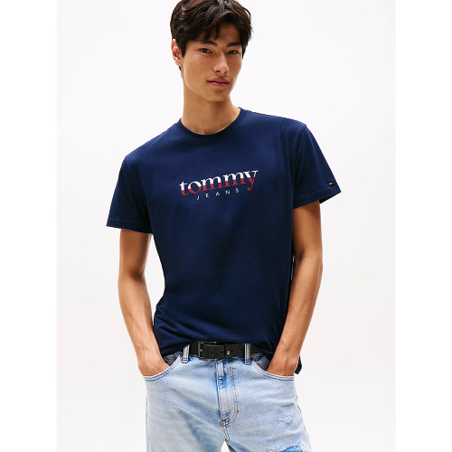 Tommy Hilfiger Ανδρική κοντομάνικη μπλούζα Logo Jersey Crew Neck T-Shirt